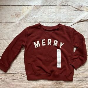 Kids “MERRY” Pullover by Little Co. - NEW